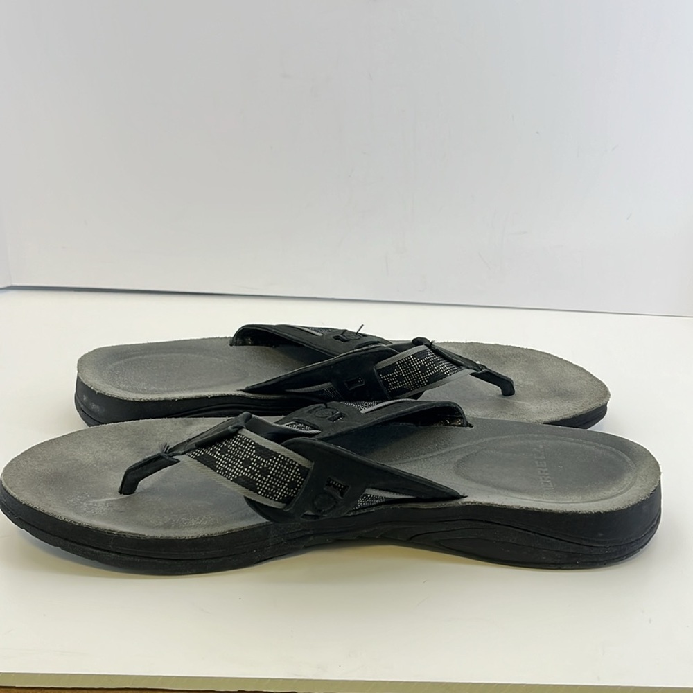Merrell Rosarita Black & Gray Flip Flop Sandals - Men’s Size 13 - Picture 6 of 15
